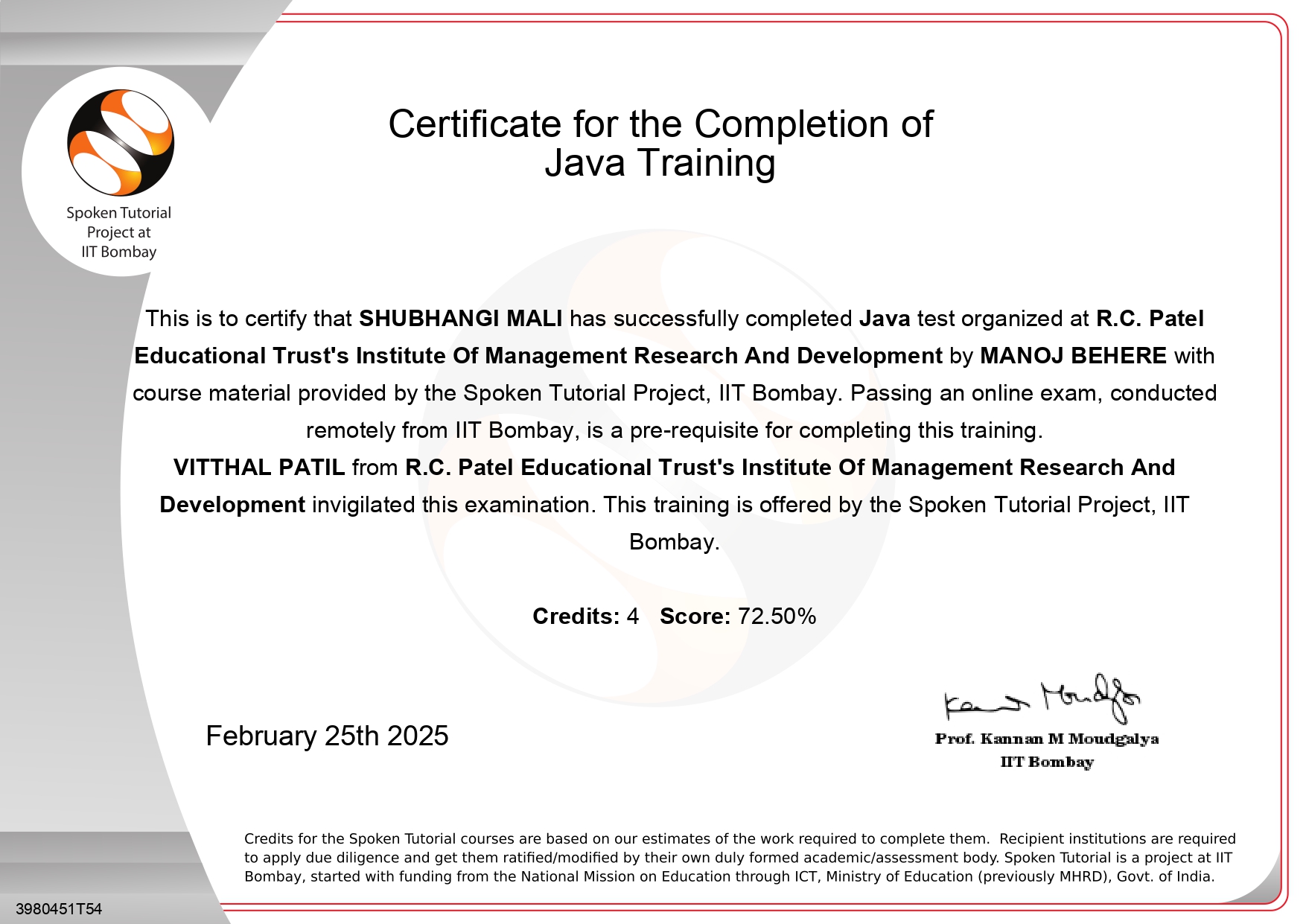 Java - Spoken Tutorial